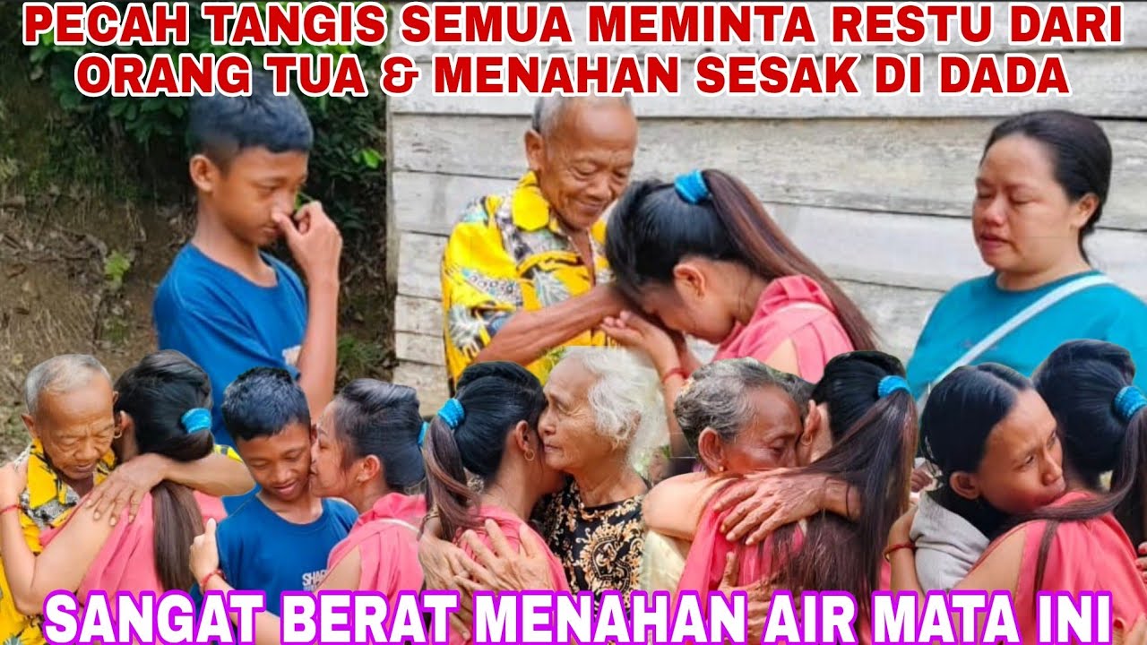 SANGAT BERAT MENAHAN AIR MATA INI SAAT MEMINTA RESTU DARI ORANG TUA