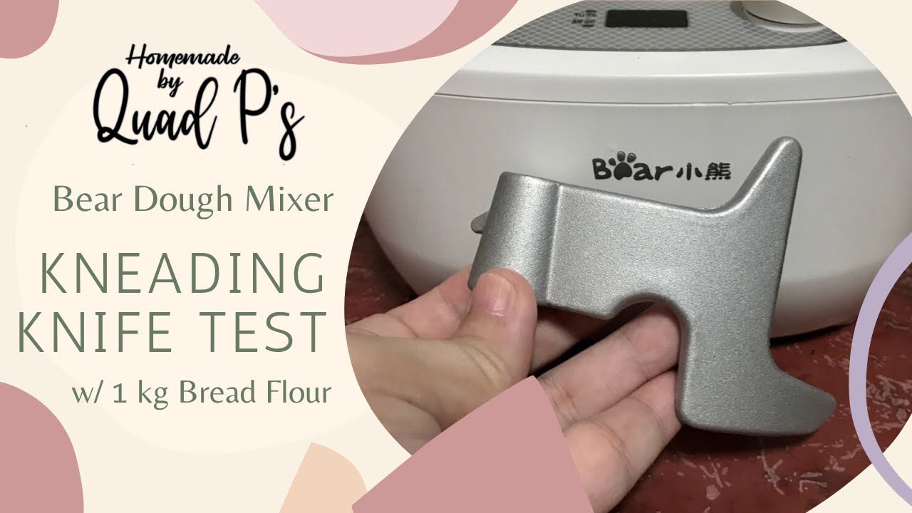 Bear Dough Mixer | kneading knife test (vid #5)