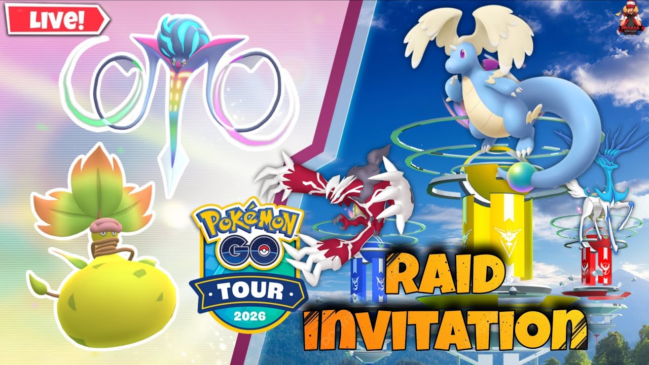 🔴 Live Kalos Tour Raids & KANTO BIRDS RAID INVITATION in #pokemongo | #raidinvite #live