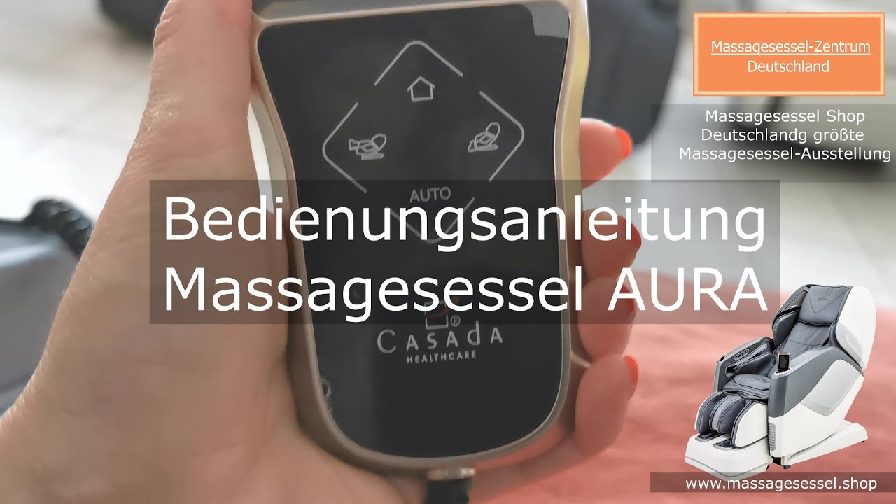 Casada Massagesessel AURA Bedienungsanleitung