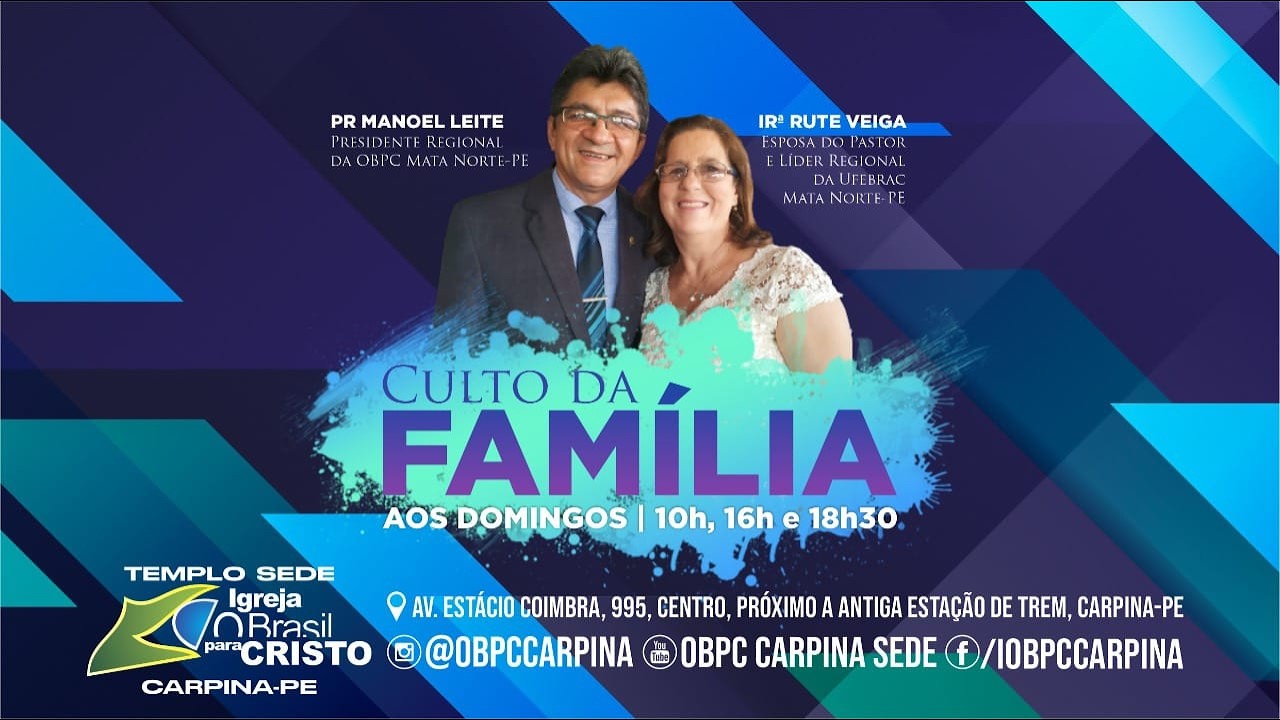 Culto da Família | 15/03/2026 - 16h | Ao Vivo