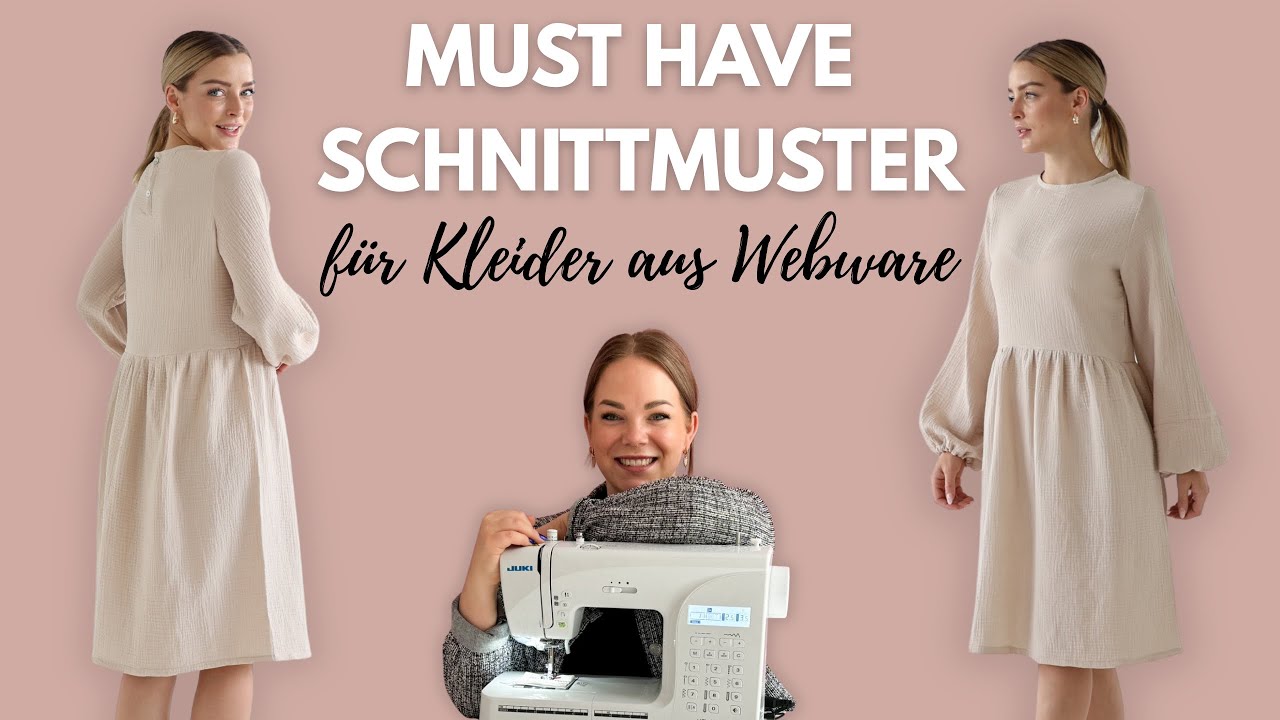Das Must-Have Schnittmuster für Kleider aus Webware 🤩 Kleid Alenja ist da, schöner denn je 🙌🏻