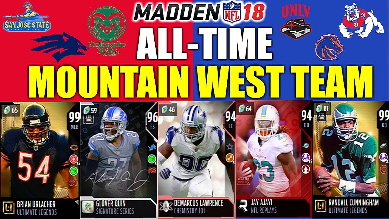 ЛУЧШАЯ КОМАНДА В ИСТОРИИ MOUNTAIN WEST! Madden 18 Ultimate Team: Сбор состава