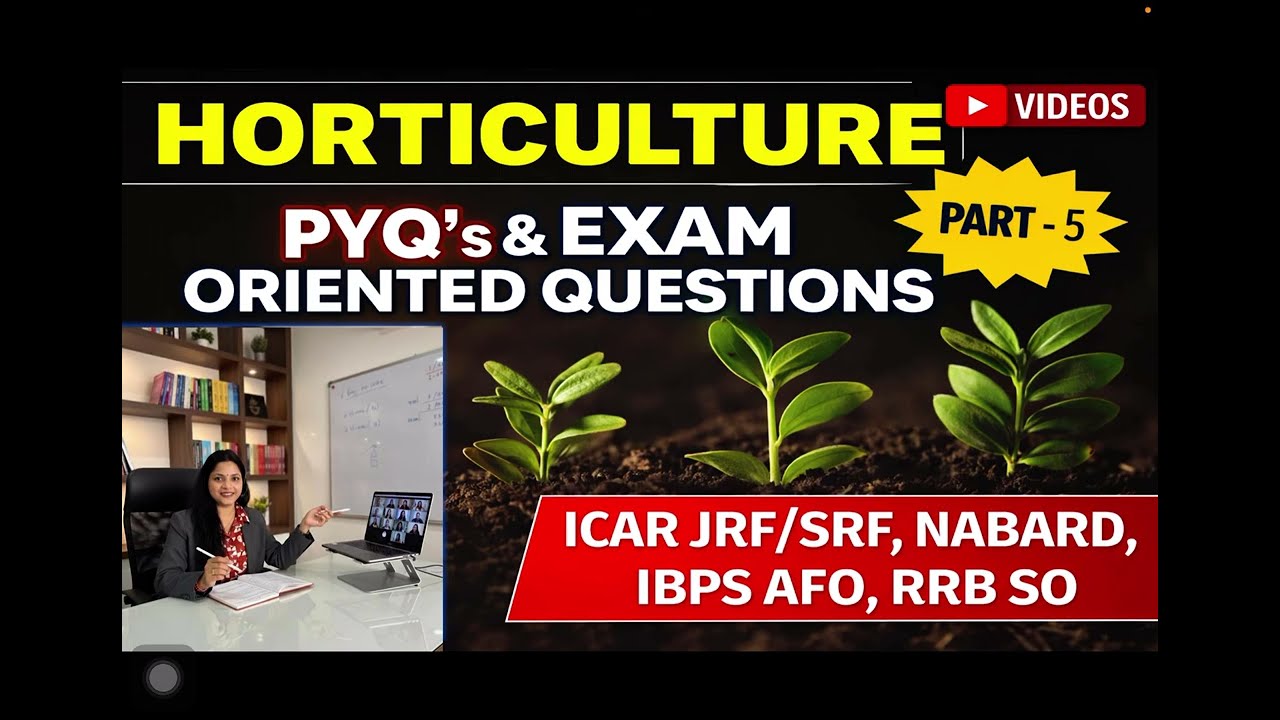 IBPS AFO | RRB SO | NABARD | PREVIOUS YEAR QUESTIONS| MCQ | Fruit Science @kanikaawasthi6124 