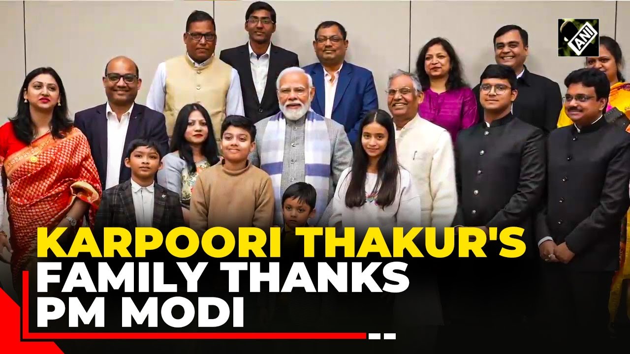 Karpoori Thakur's family meets PM Modi, expresses gratitude for conferring Bharat Ratna