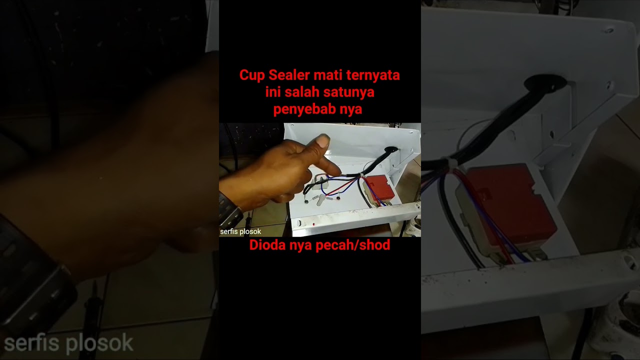 Cup Sealer tidak panas @servisplosok