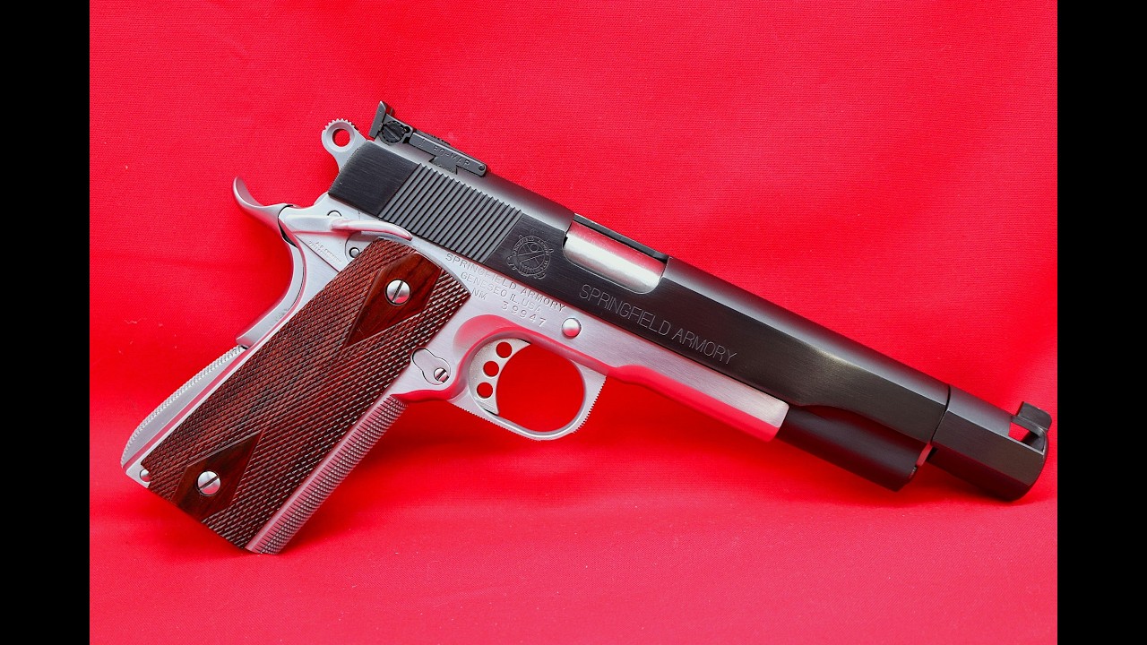 J. Michael Plaxco Custom Single Stack Comp Gun -- Two Tone 1911 -- 38 Super