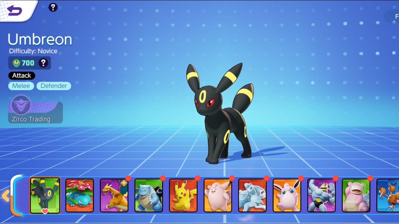 Pokemon UNITE: Umbreon (Defender) Gameplay