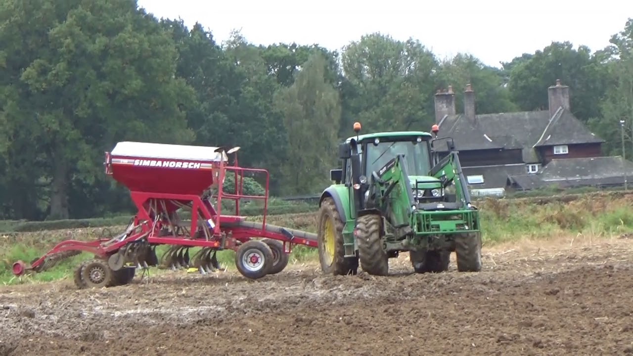 Drilling Winter Wheat with John Deere 6125M & Horsch
