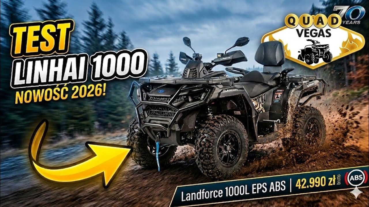 Linhai Landforce 1000 - test - pierwszy kontakt z quadem