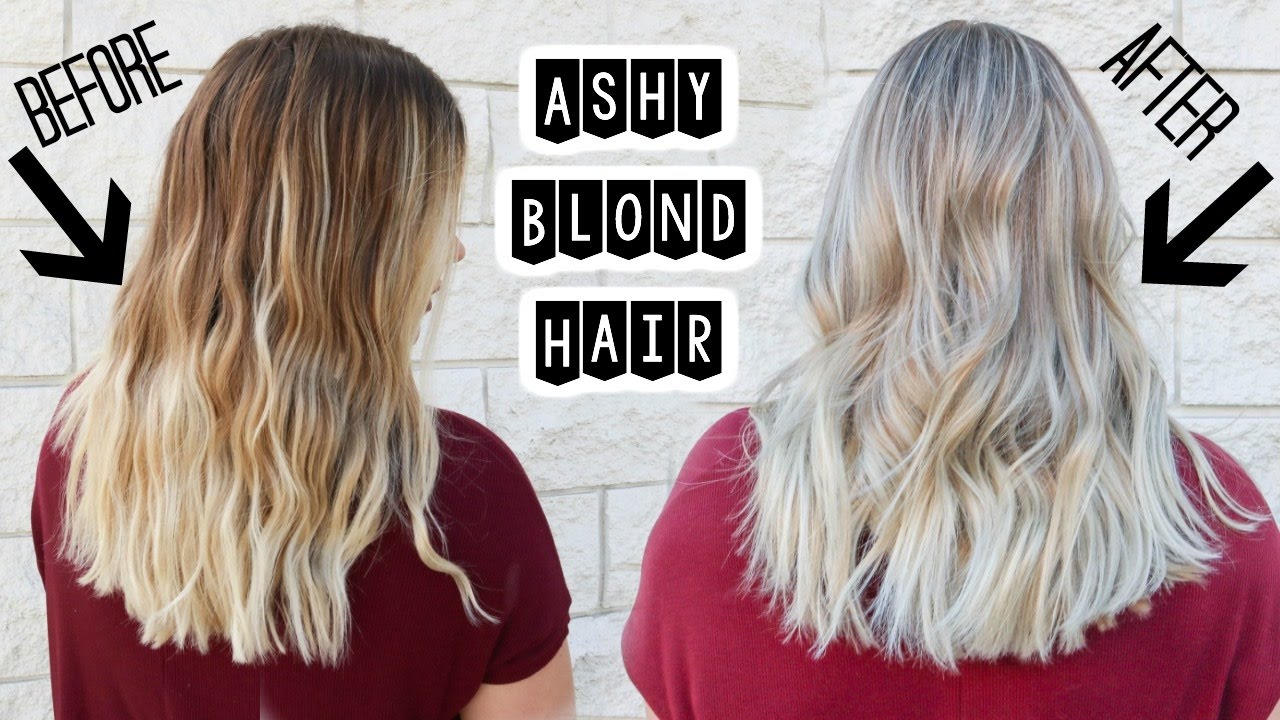 ASHY BLONDE HAIR | Babylights and Smudge Roots
