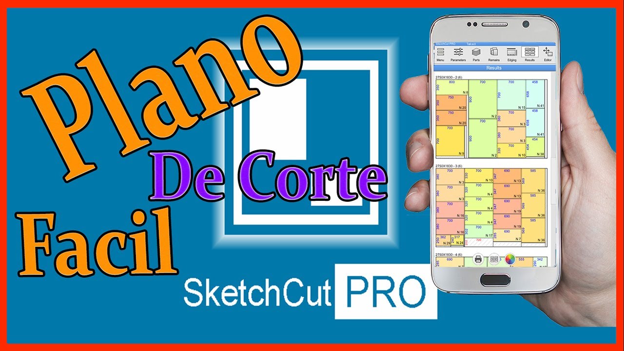 Como fazer plano de corte com [sketchcut em smartphone]