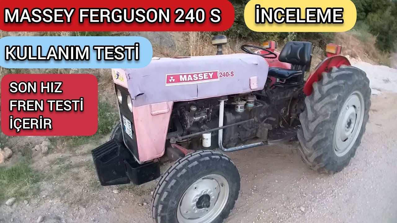 MASSEY FERGUSON 240 S || Detaylı İnceleme - Kullanım Testi