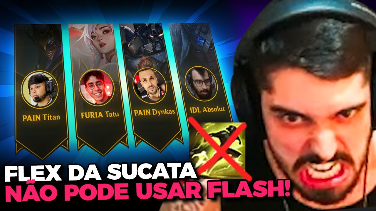 FLEX DA SUCATA, N&Atilde;O PODE USAR FLASH! ft TITAN DYNKAS ABSOL E TATU | CORTES DO JUKES