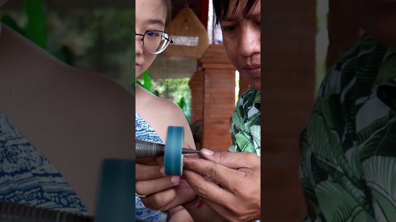 Who knows making a silver ring in Bali could be this fun??!!