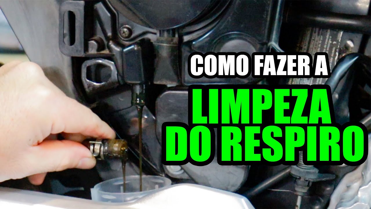 Como limpar o respiro do motor?