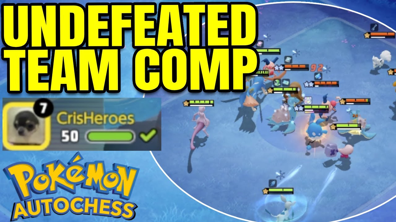 I didn't Lose a single Round they had no chance | Official Pokemon Auto Chess