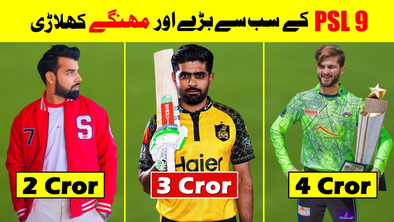 13 Most Expensive & Biggest Players Of PSL 9 | Pakistan Super League 2024