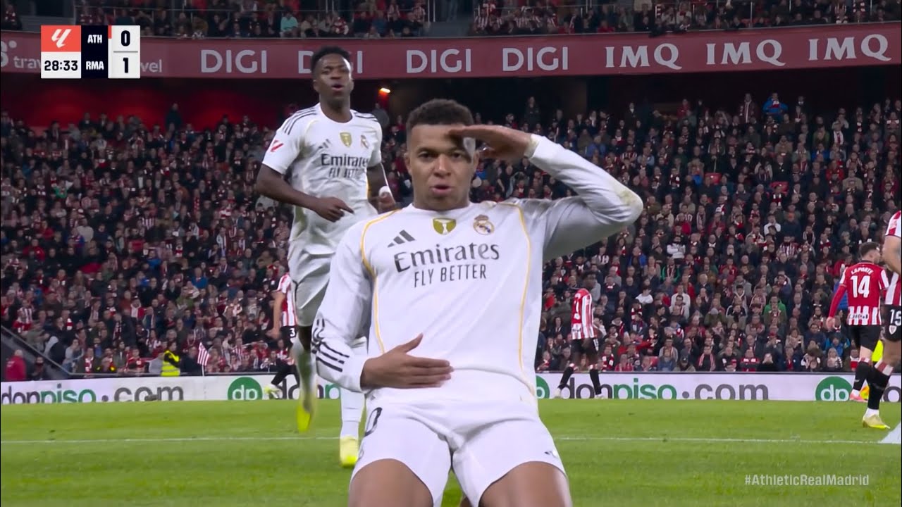 Kylian mbappé vs Athletic Club (03/12/25) HD 1080i