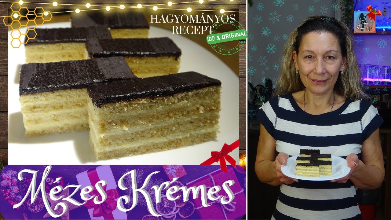 Mézes Krémes | Hagyományos recept | Teca Konyhája