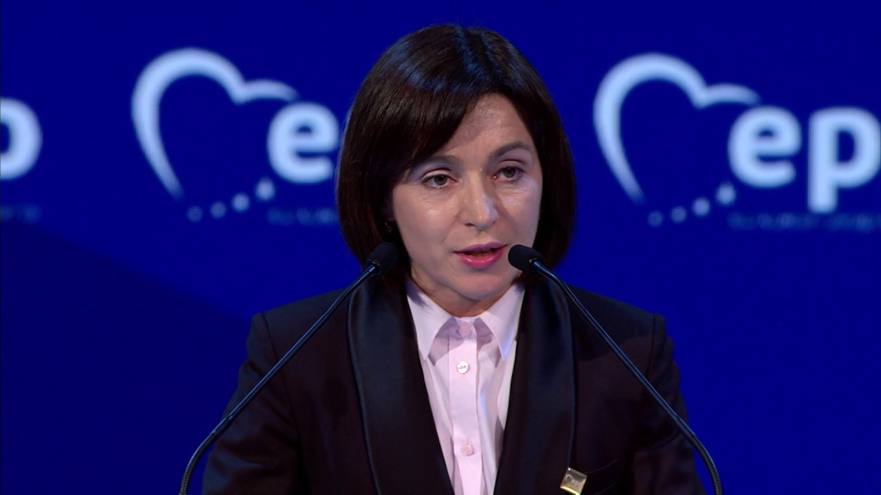 EPP Malta Congress - Maia Sandu (Moldova)