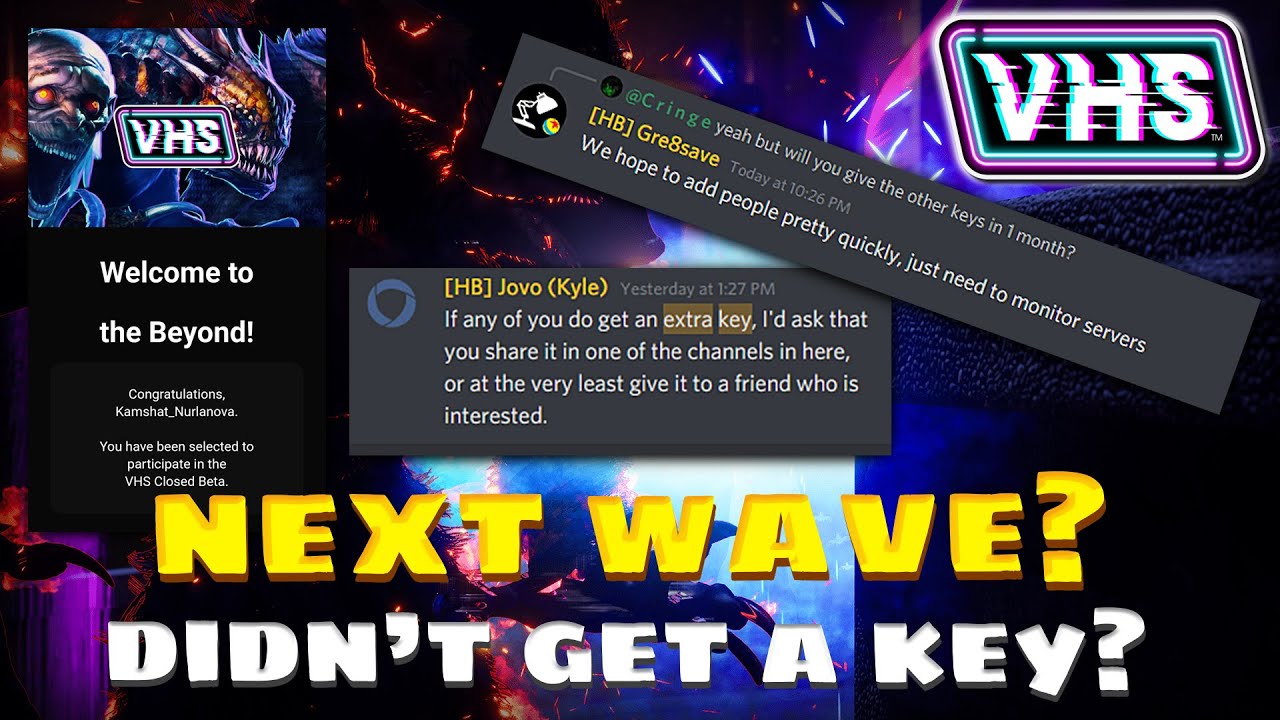 VHS No Key? Next Wave? Sharing Keys?
