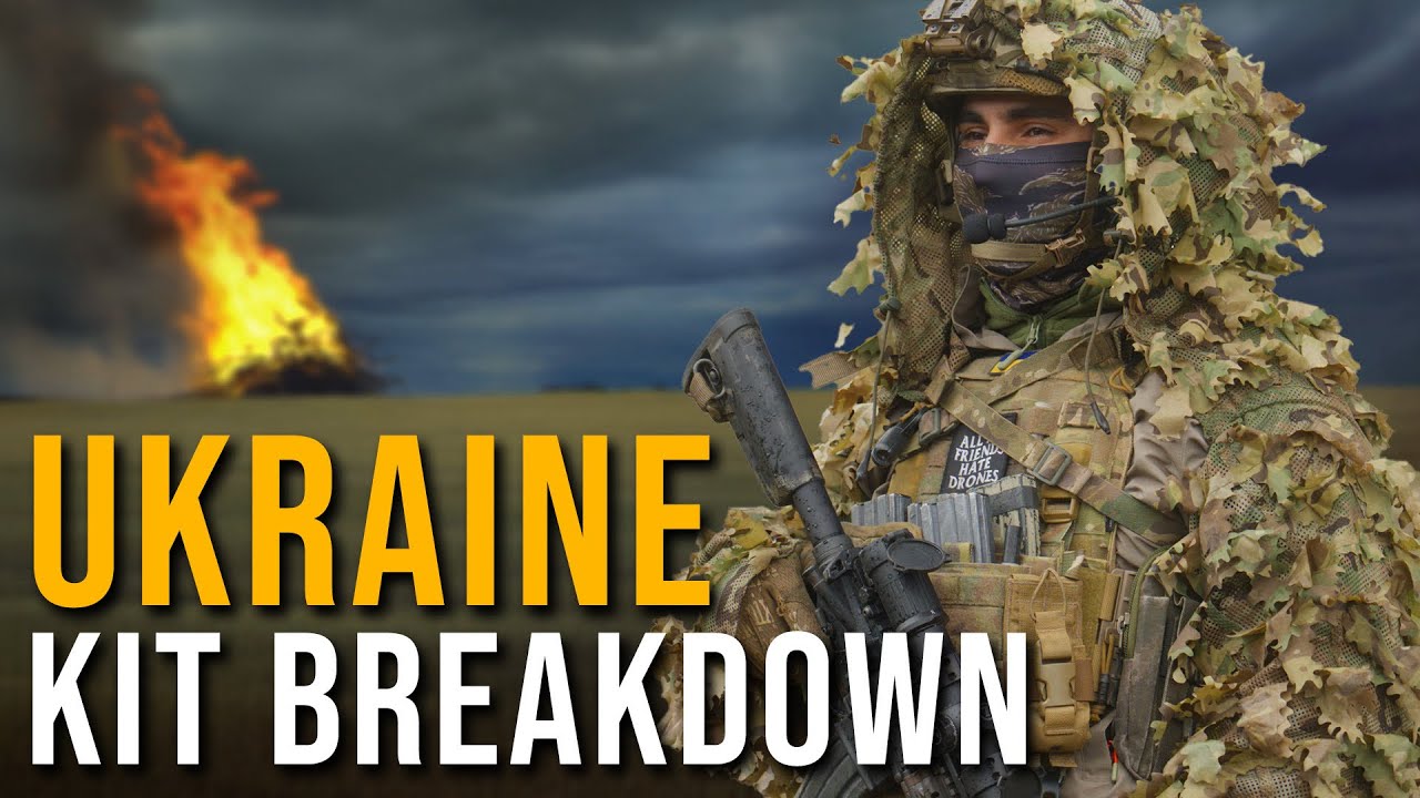Боец ВСУ объясняет свое снаряжение