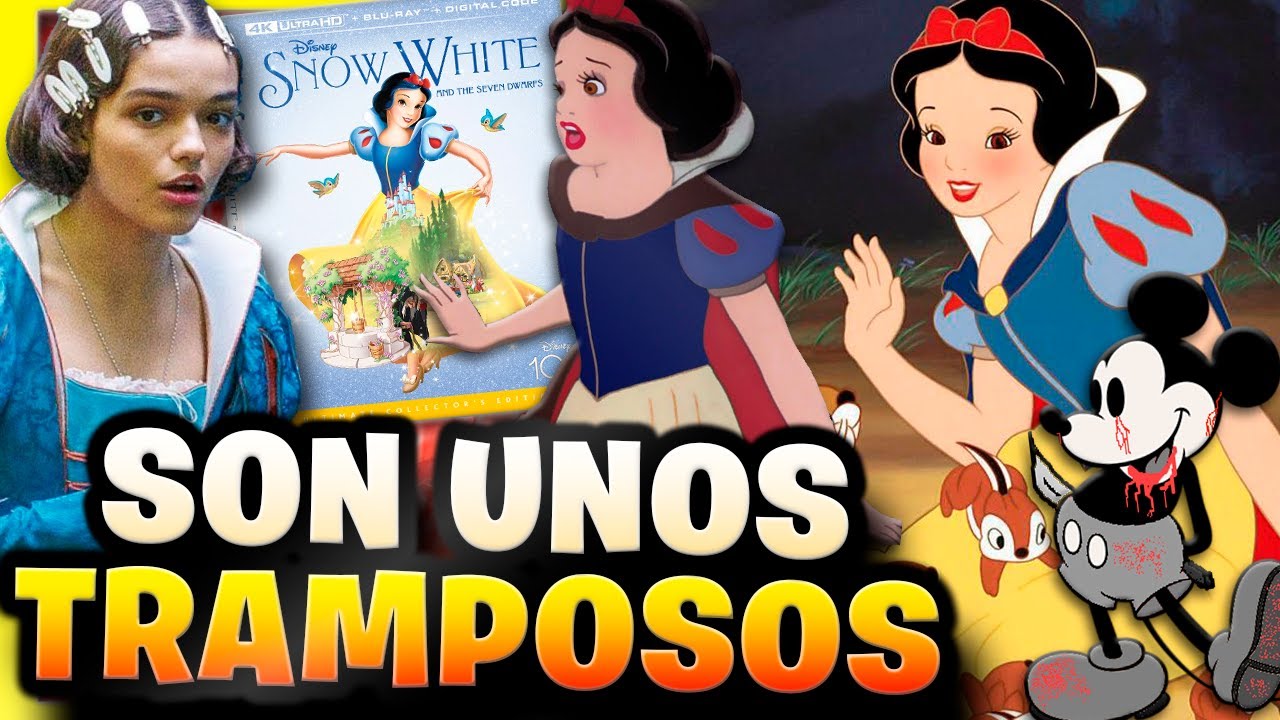 🔥 Disney cada día está PEOR: Lanzarán BLANCANIEVES 1937 🤣 Remasterizado 🤣 Rachel Zegler PROGRENIEVES