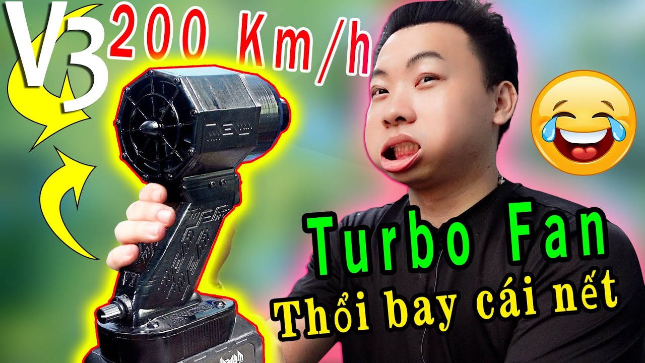 Quạt phản lực Mini cầm tay Siêu Siêu mạnh đã có bản thương mại rồi đây mọi người ơi