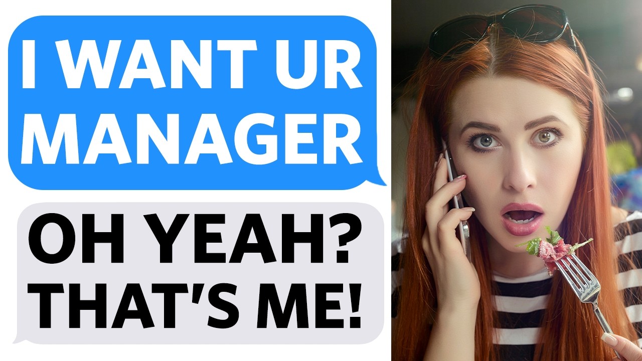 Karen Embarrasses Her Son While DEMANDING I GET HER the MANAGER... but I AM the MANAGER