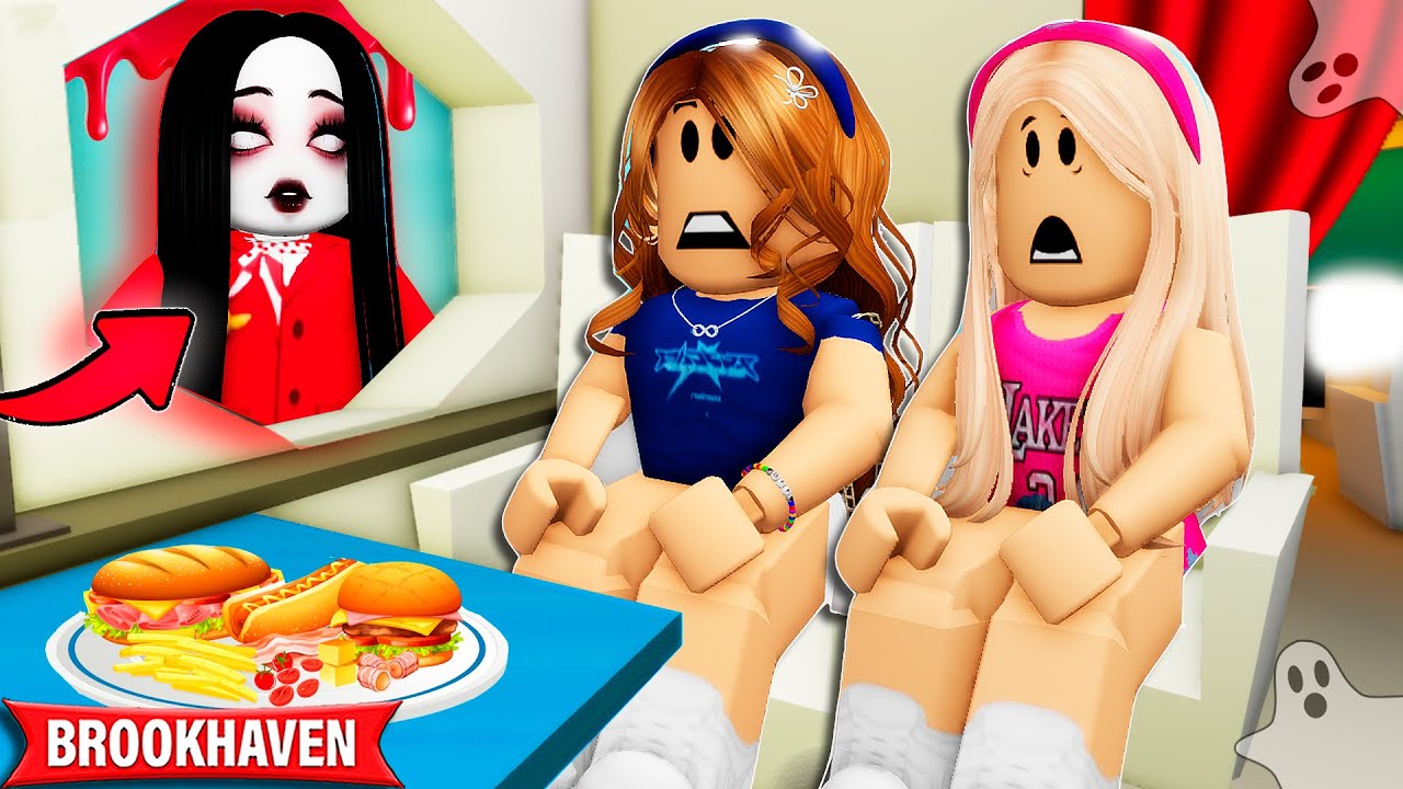 O AVIÃO ASSOMBRADO | Historinhas Brookhaven Roblox | Bibi e Lud