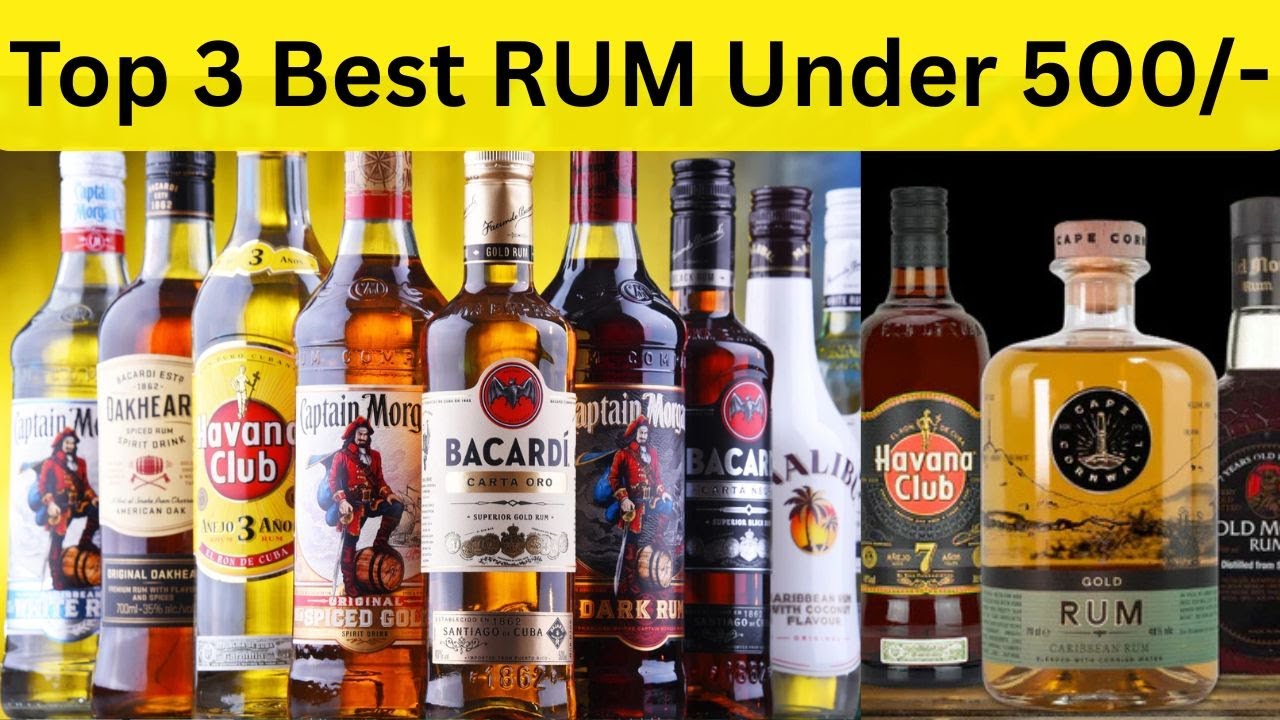 Top 3 Best Rum Under 500/- 