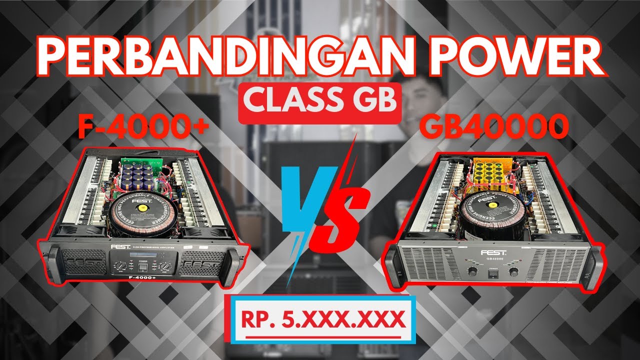 PERBANDINGAN POWER FEST F-4000+ DAN GB40000 CLASS GB, DIHARGA 5 JUTAAN 🔥‼️