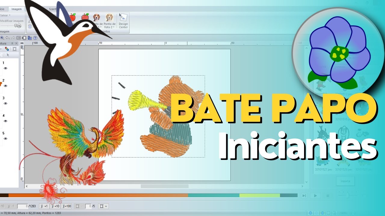 Bate Papo sobre bordados para iniciantes