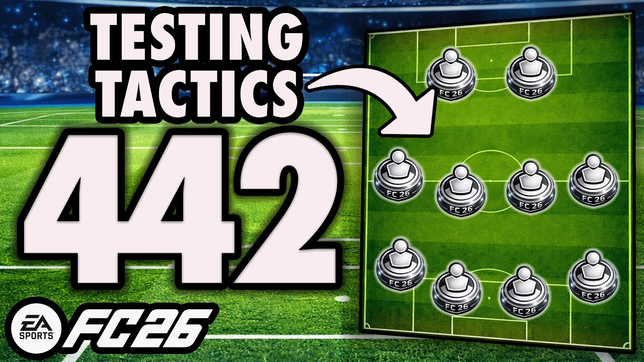 ВАУ! Эта тактика 4-4-2 НЕВЕРОЯТНА🔥 Пользовательские тактики FC 26
