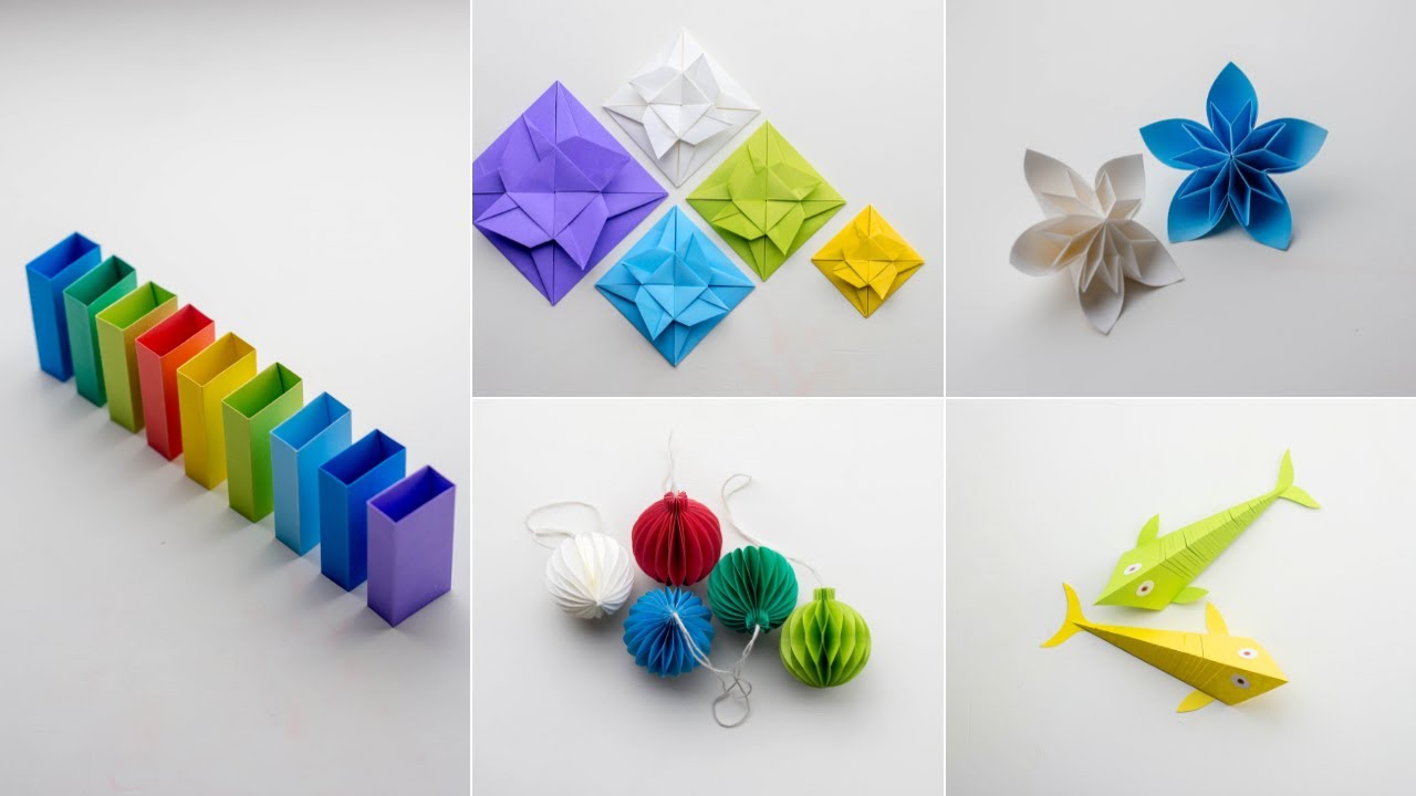 Top 5 Easy Paper Crafts You Can Make at Home | Quick & Beautiful DIY Ideas