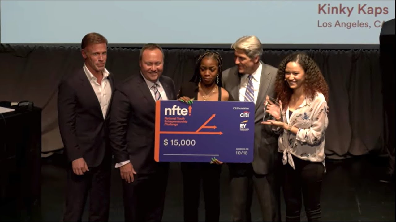 2018 NFTE National Youth Entrepreneurship Challenge - Meet the Winner! LIVE from NYC