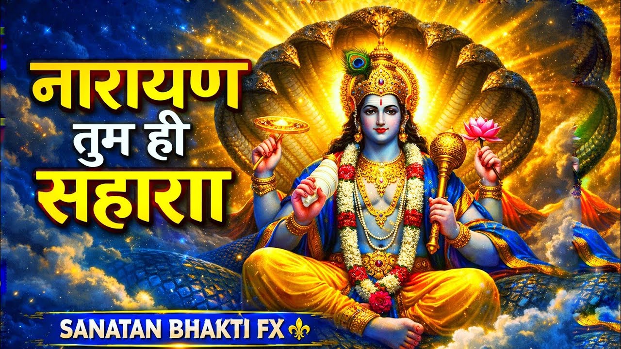 नारायण तुम ही सहारा 🙏 | भगवान विष्णु जी का मधुर भजन | Vishnu Bhajan 2026 | SANATAN BHAKTI FX ⚜️