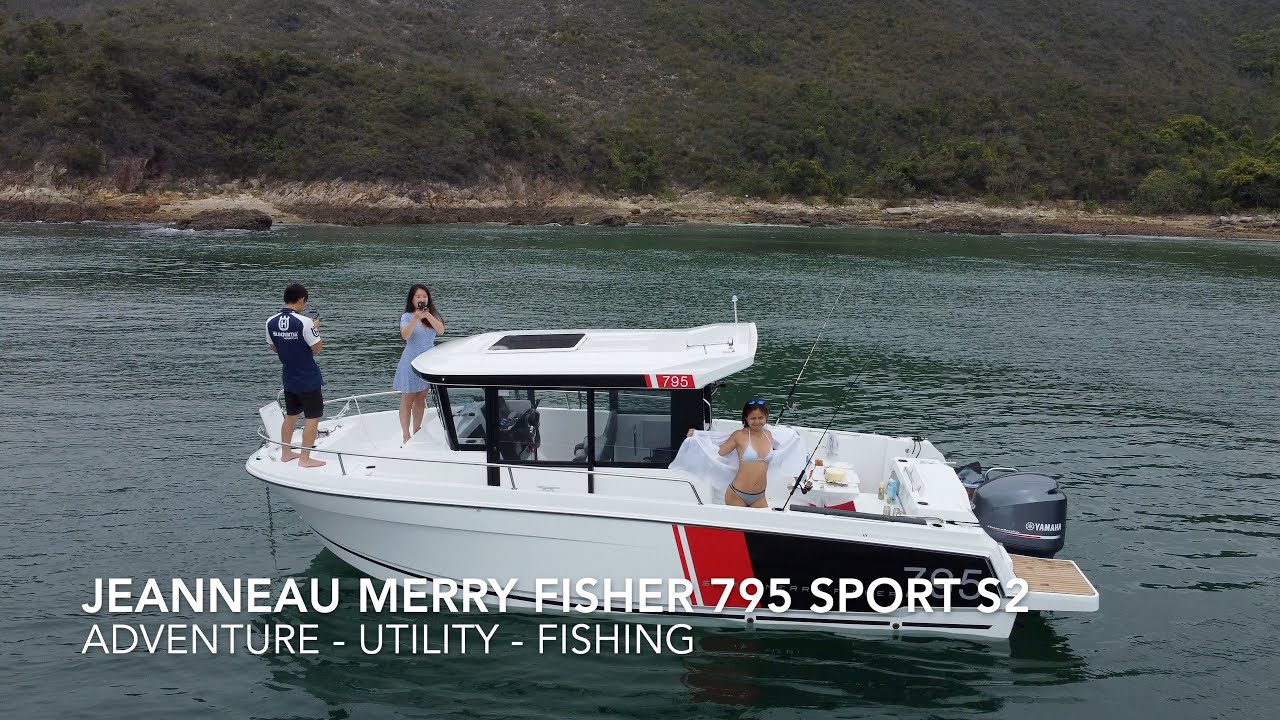 Day Cruise on the Jeanneau Merry Fisher 795 Sport Serie 2 - Drone, Diving, Cake, Fishing, 32 knots