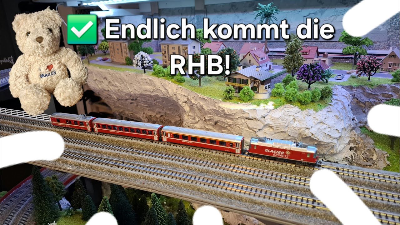 🤩 Lange gewartet – jetzt kommt die RHB! /Modeleisenbahn Spur N)