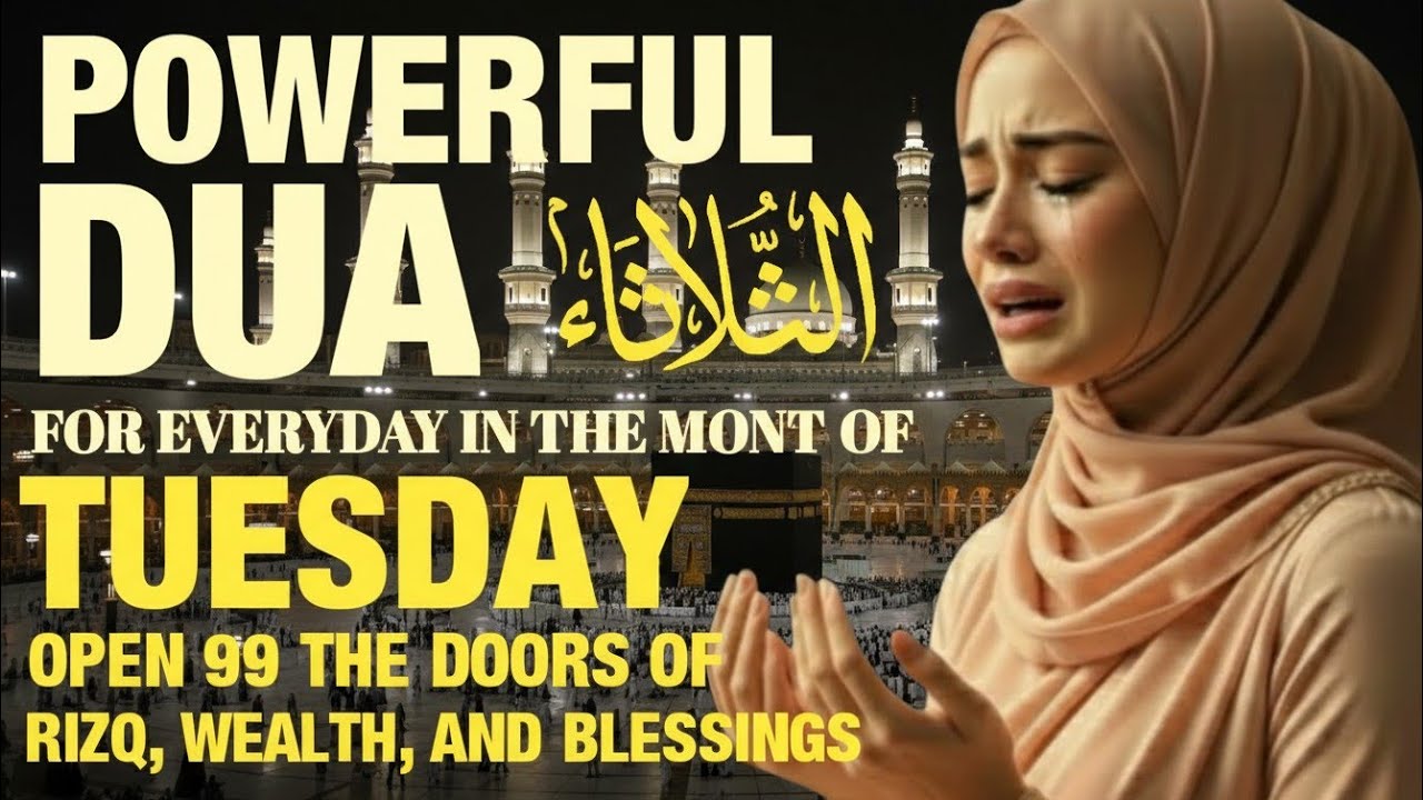POWERFUL DUA FOR EVERYDAY IN THE MONTH OF TUESIDAY | OPEN 99 THE DOORS OF RIZQ, WEALTH, & BLESSINGS