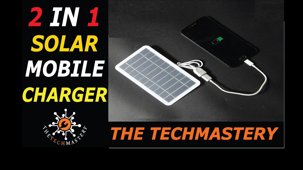 How to Make Solar Mobile Charger at Home | Solar Power Bank Charger | Charge Mobile from Sunlight