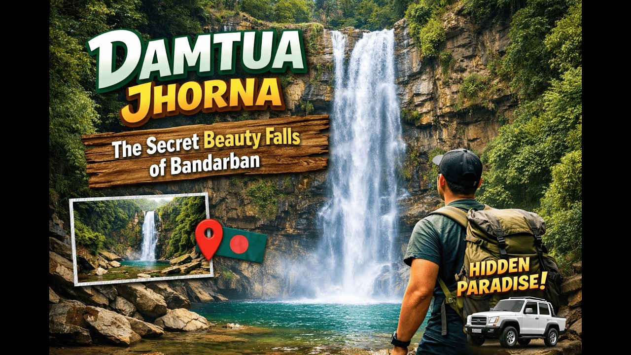 Damtua Jhorna | The Untouched Waterfall of Bandarban 4K