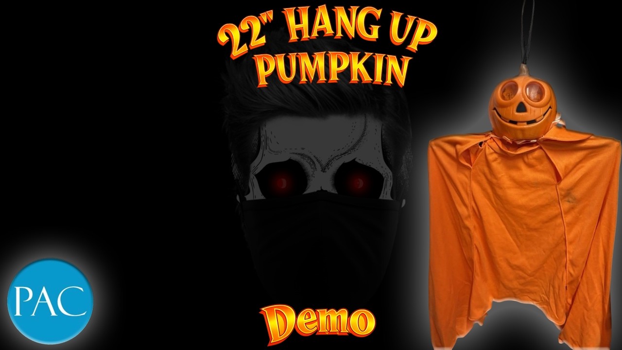 Pan Asian Creations 22 Inch Hang Up Pumpkin 2002 Demo