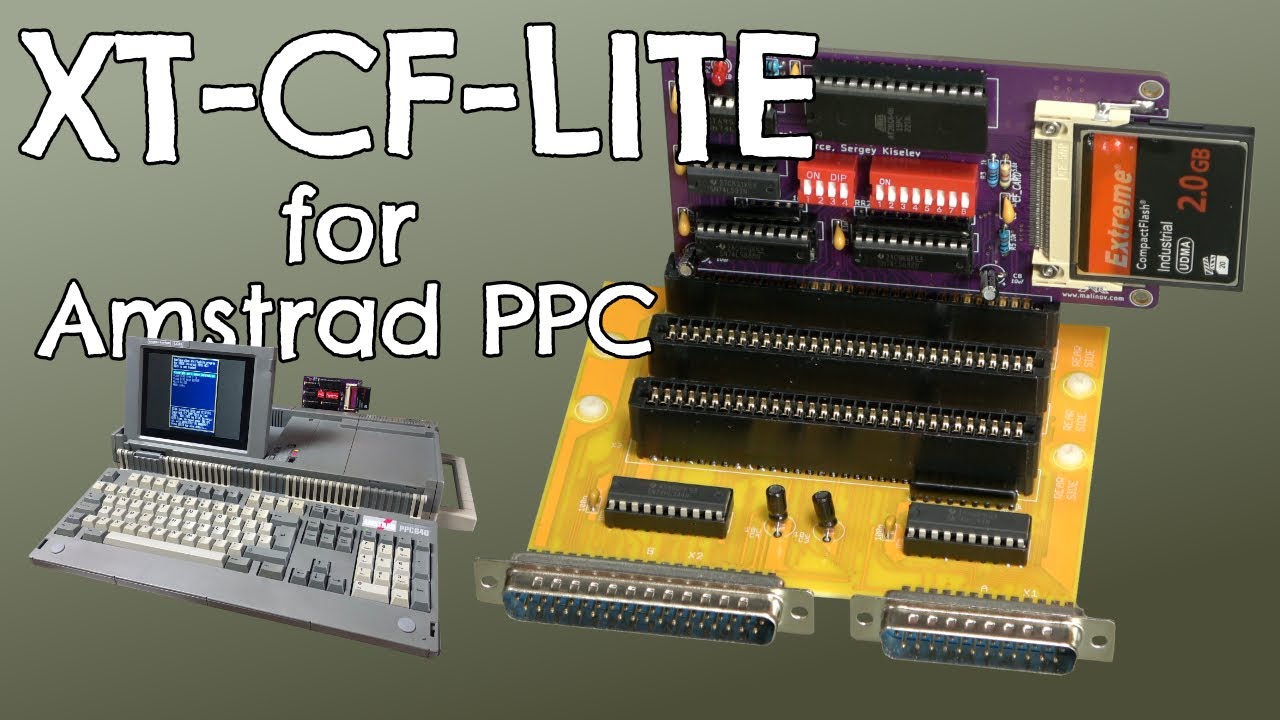 Episode 92: XT-CF-Lite for the Amstrad PPC640