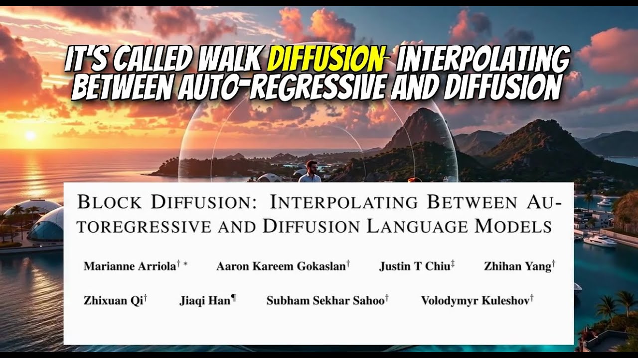 Block Diffusion: Interpolating Between Autoregressive and Diffusion Models (Mar 2025)