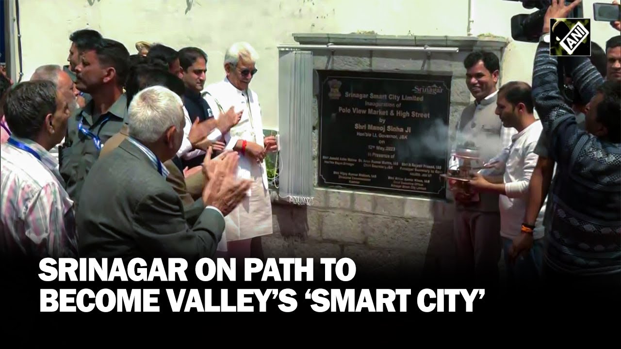 Srinagar up to earn ‘Smart City’ status; J&K LG Sinha inaugurates Polo View Market