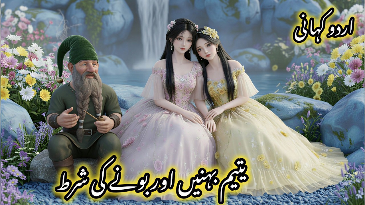 Orphan Sisters and a Dwarf 🤝 A Heartbreaking Story |Urdu kahani|#fairytalesstory