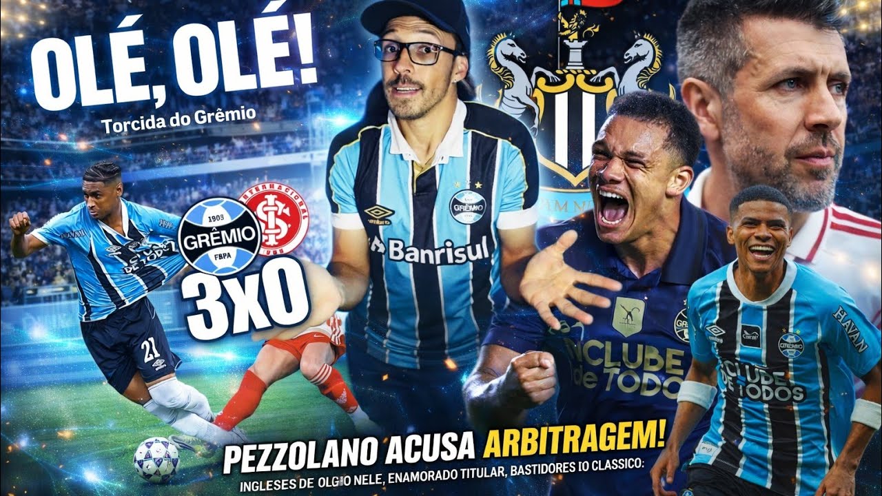 PEZZOLANO ATACA ARBITRAGEM, NEWCASTLE NA ARENA DE OLHO EM ZAGUEIRO, ENAMORADO TITULAR? BASTIDORES...