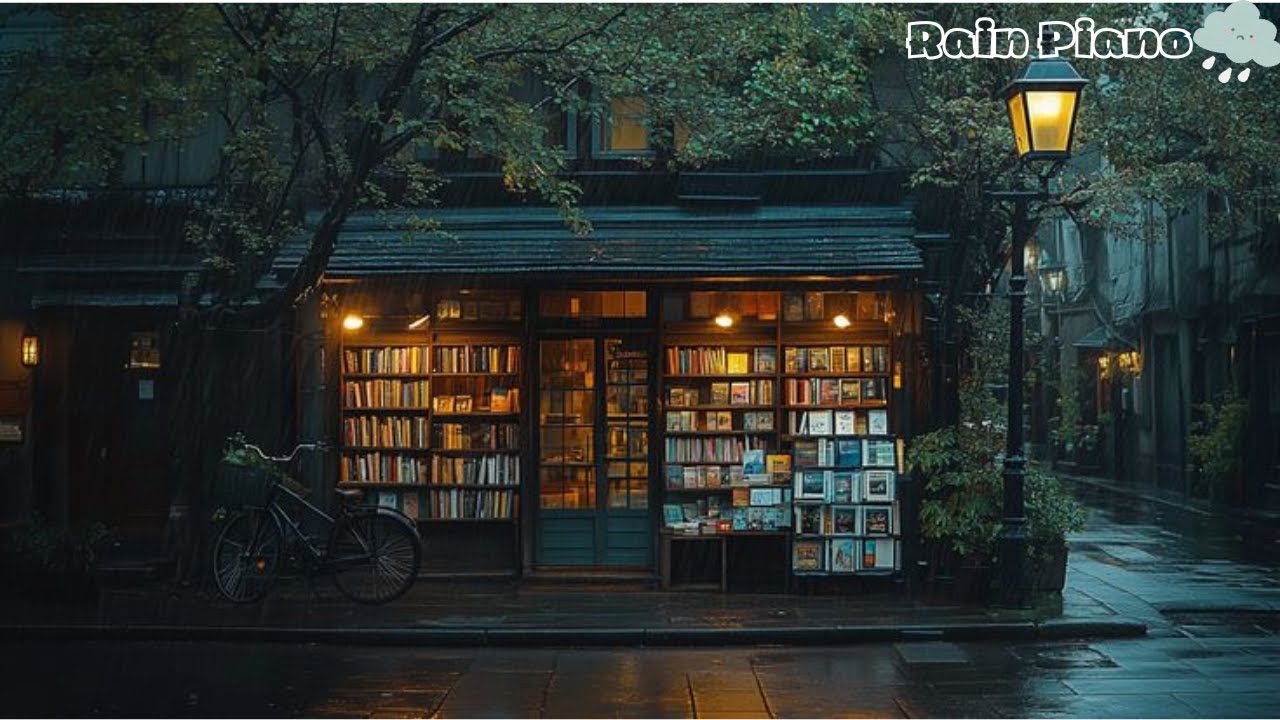 Rain Piano Music Velvet Glow Deep Sleep With Gentle Rain Sounds For Relaxing Rainy Day